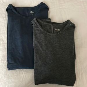 2 x Girlfriend Collective Moon ReSet Maternity L/S Tees